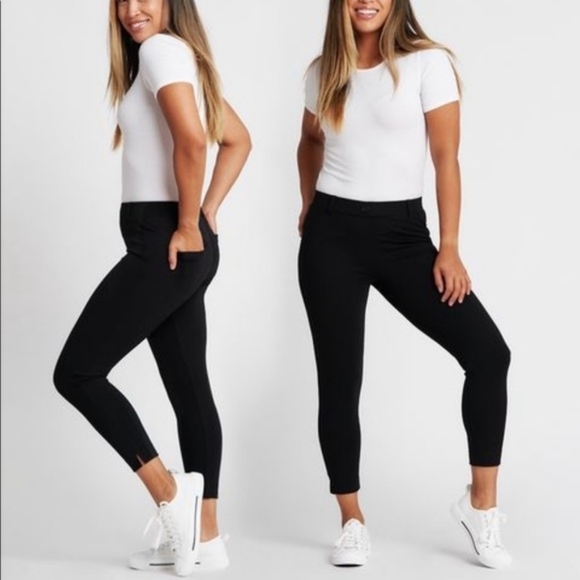 Betabrand Pants - 💘 Betabrand Crop Skinny Leg Black Yoga Dress Pants